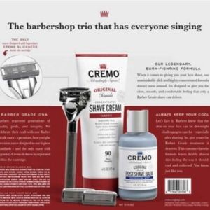 Cremo barber grade Shave kit
